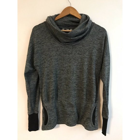 Athleta Sweaters - Athleta Women's XS Batwing Cowl Gray Pullover Sweater